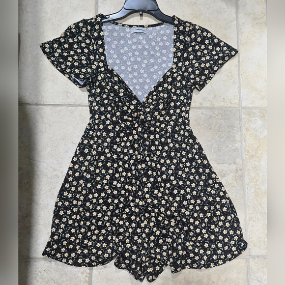 Urban Outfitters Pants - Urban Outfitters Floral Playsuit/Romper size M
